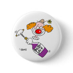 Funny Wine Party Favor Buttons