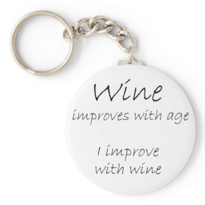 Unique Birthday Favors on Funny Wine Quote Unique Birthday Gifts Joke Keychains  Wine Improves