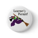Funny Witch Button button