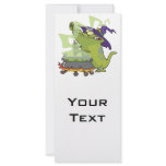 funny witch gator cooking cauldron rack card