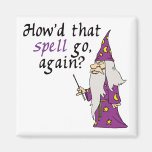 Funny Wizard Magnets