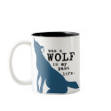 Funny Wolf Mug by DoggieAvenue Funny Wolf Mug
