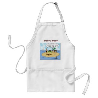 Funny Woodturner Cartoon Personalized Apron