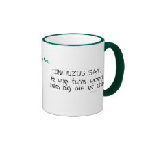 Funny Woodturner Zen Saying Personalized Name Mug