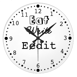 Funny Writing Clock for Writers Journalists Author