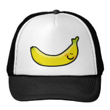Funny yellow banana hat