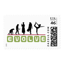 Funny Yoga Gift Postage Stamps