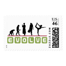 Funny Yoga Gift Postage Stamps