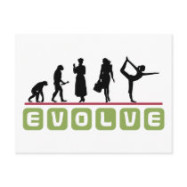 Funny Yoga Gift postcards