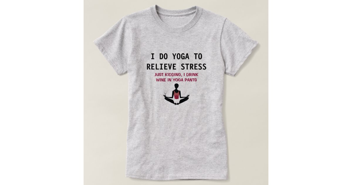 Funny Yoga TShirt Zazzle