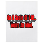 Funny You're an Idiot Insult Flyer Design