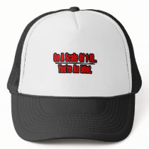 Funny You're an Idiot Insult hats