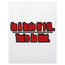 Funny You're an Idiot Insult letterhead by Funny_MoFo_Shirts Funny You're an Idiot Insult letterhead