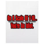 Funny You're an Idiot Insult Customized Letterhead