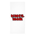 Funny You're an Idiot Insult Rack Card Design