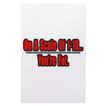 Funny You're Fat Insult stationery by Funny_MoFo_Shirts Funny You're Fat Insult stationery
