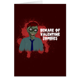 Funny Zombie Love Greeting Card