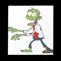 Funny Zombie notepads
