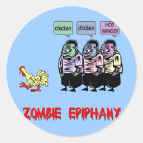 Funny zombie stickers