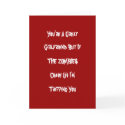 Funny Zombie Valintine Card