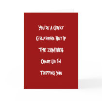 Funny Zombie Valintine Card