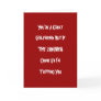 Funny Zombie Valintine Card
