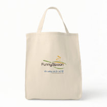 FunnySpoon Grocery Tote bags