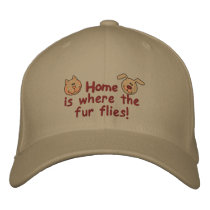 Fur Flies embroidered hats