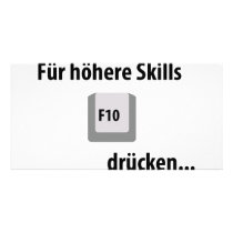 Für höhere Skills F 10 drücken counter strike icon Picture Card