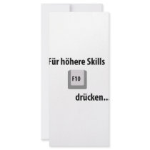 Für höhere Skills F 10 drücken counter strike icon Custom Rack Card