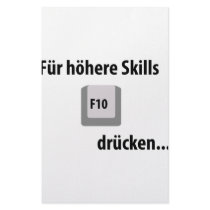 Für höhere Skills F 10 drücken counter strike icon Custom Stationery