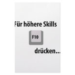Für höhere Skills F 10 drücken counter strike icon Custom Stationery