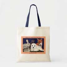 Fur Is For Wonder, Not Wear bag