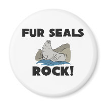 Fur Seals Rock magnets