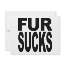 Fur Sucks Invites