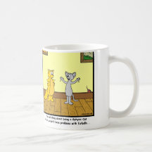 Furball: Sphynx cat cartoon Mug