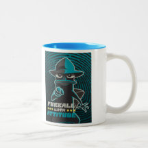 Furball With Attitude Coffee Mugs