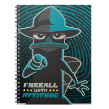 Furball With Attitude Spiral Note Books