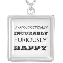 Furiously happy necklace