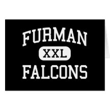 Furman - Falcons - High School - Madera California Greeting Card