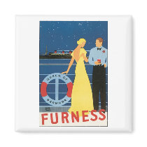 Furness Queen of Bermuda Magnet