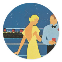 Furness ~ Queen of Bermuda Round Stickers
