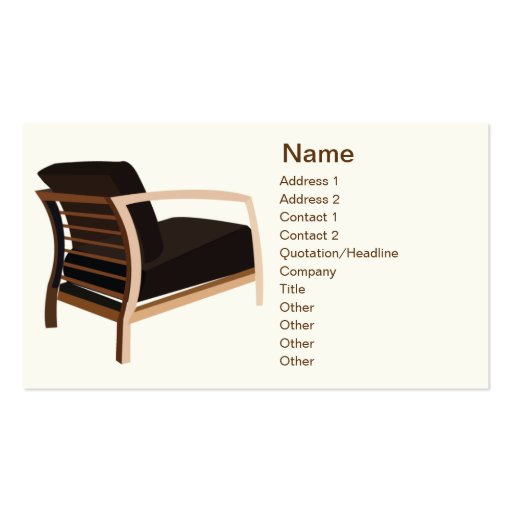 Furniture - Business Business Card