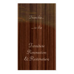 Furniture restoration business card business cards