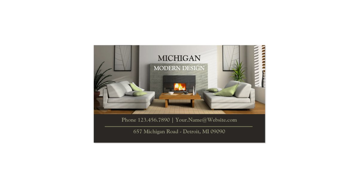 Furniture Store Business Card Zazzle
