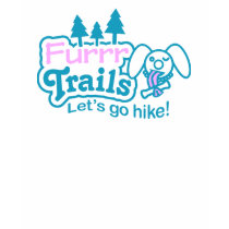 Furr Trails Hiking T-shirt by Jennifurrr