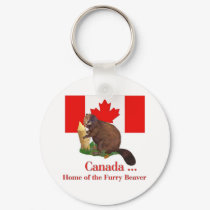 Furry Beaver keychains