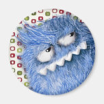 Furry Cool Monster Fridge Magnet