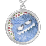 Furry Cool Monster Personalized Necklace