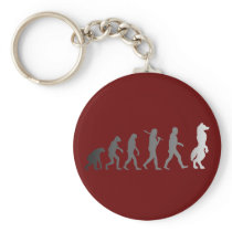 Furry evolution keychain